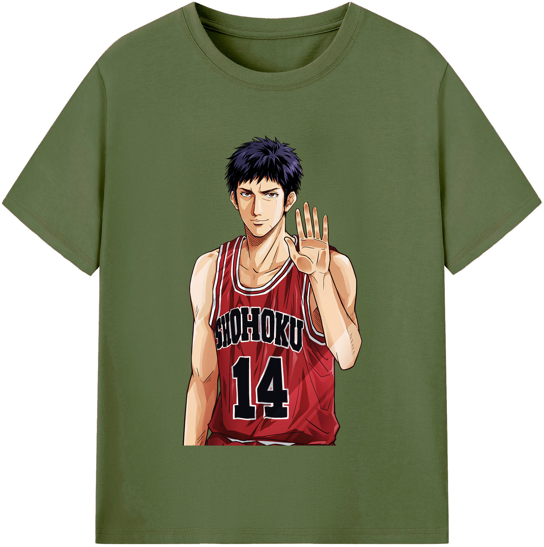 （画像用） SLAM DUNK／スラムダンク 綿100％半袖Tシャツ（フロントプリント）
